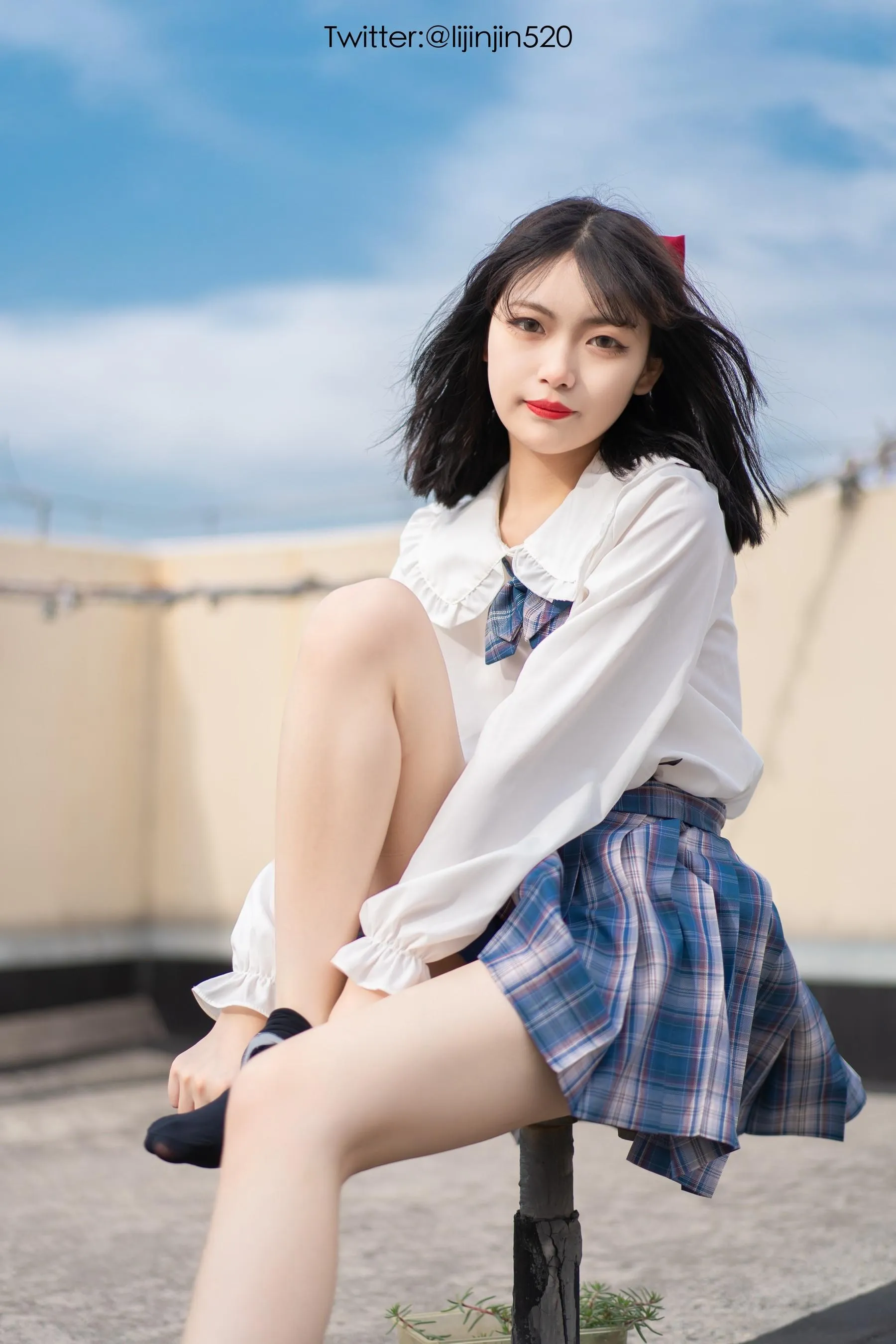梨瑾瑾 – NO.02 户外JK [35P]插图4